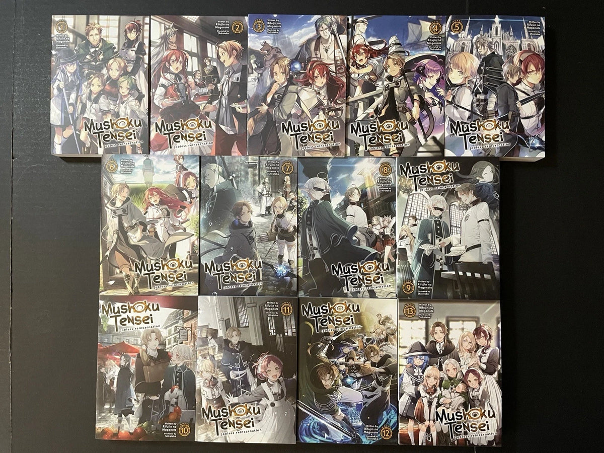 Mushoku Tensei Light Novel Volumes 1-26 + Bonus Journey New English US Authentic