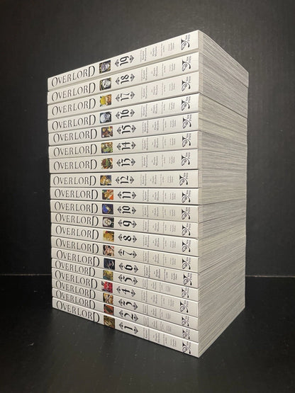 Overlord Manga Volumes 1-19 Brand New US Authentic Yen Press English