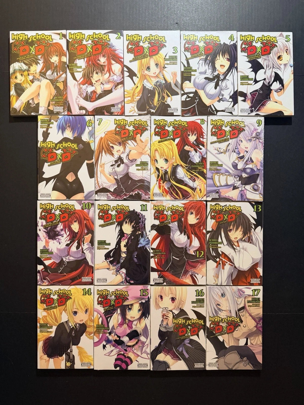High School DxD Light Novel Volumes 1-17 Sealed Brand New US Authentic