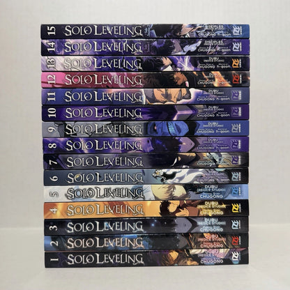 Solo Leveling Manga Manhwa Full Color Volumes 1-15 New English US Authentic
