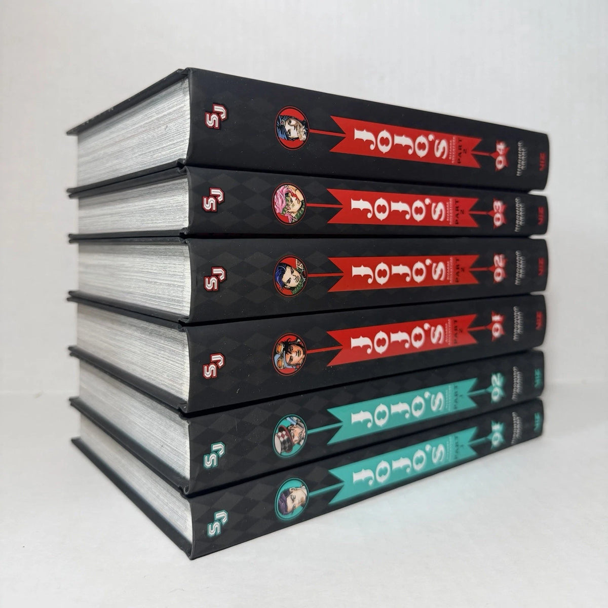 Jojo’s Bizarre Adventure Manga Part 1 Vols 1-2 and Part 2 Vols 1-4 English New
