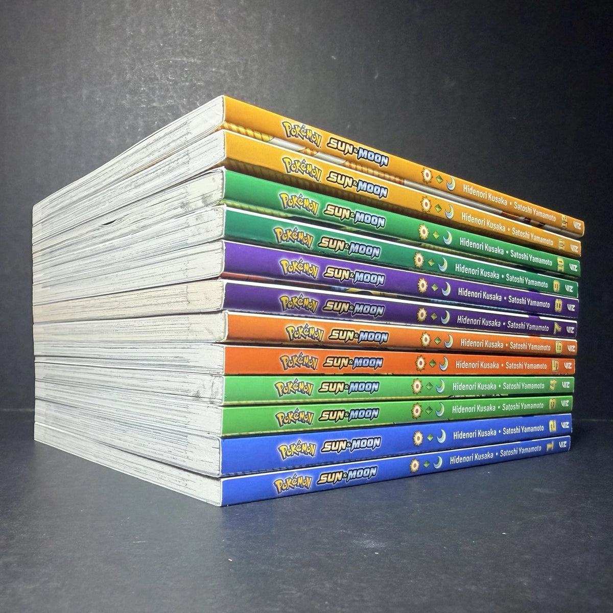 Pokemon Sun and Moon Manga Volumes 1-12 English Brand New Authentic Viz Media