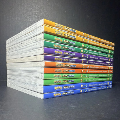 Pokemon Sun and Moon Manga Volumes 1-12 English Brand New Authentic Viz Media