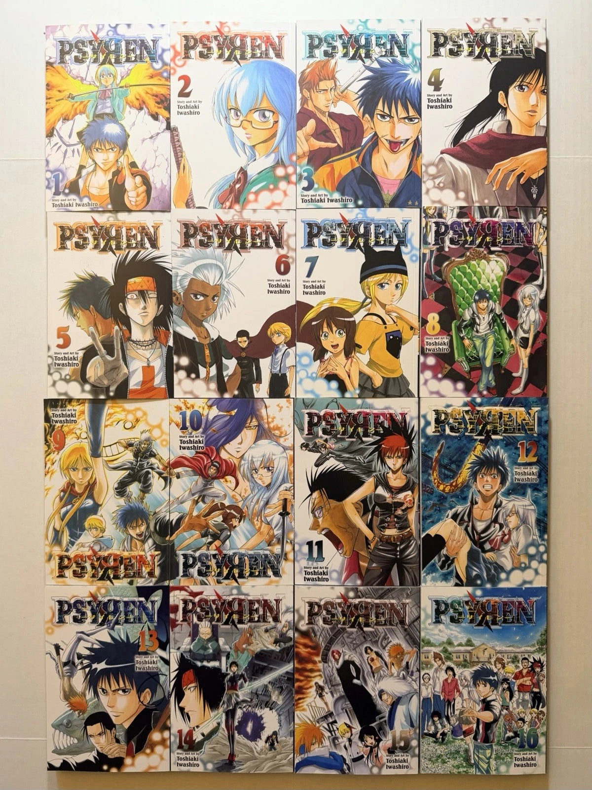 Psyren Manga Volumes 1-16 English Brand New US Authentic Viz Media Complete
