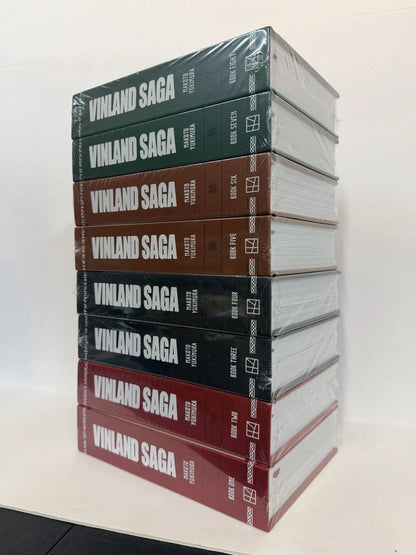 Vinland Saga Deluxe Manga Volumes 1-8 Hardcover New Sealed English US Authentic