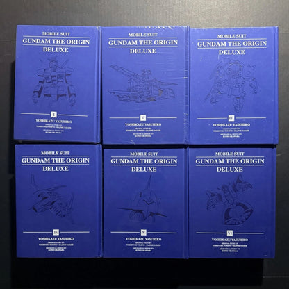 Mobile Suit Gundam: THE ORIGIN Deluxe Manga Volumes 1-6 Hardcover English Sealed