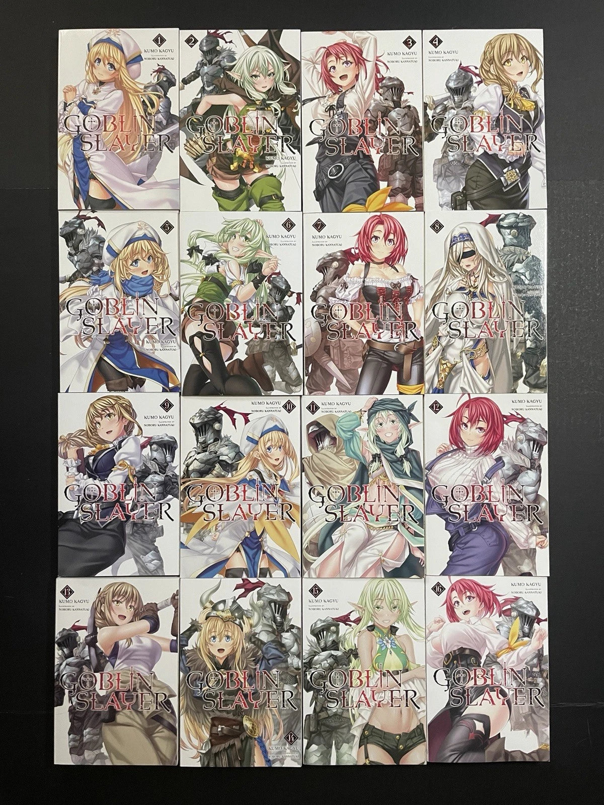 Goblin Slayer Light Novel Volumes 1-16 Brand New English US Authentic Yen Press
