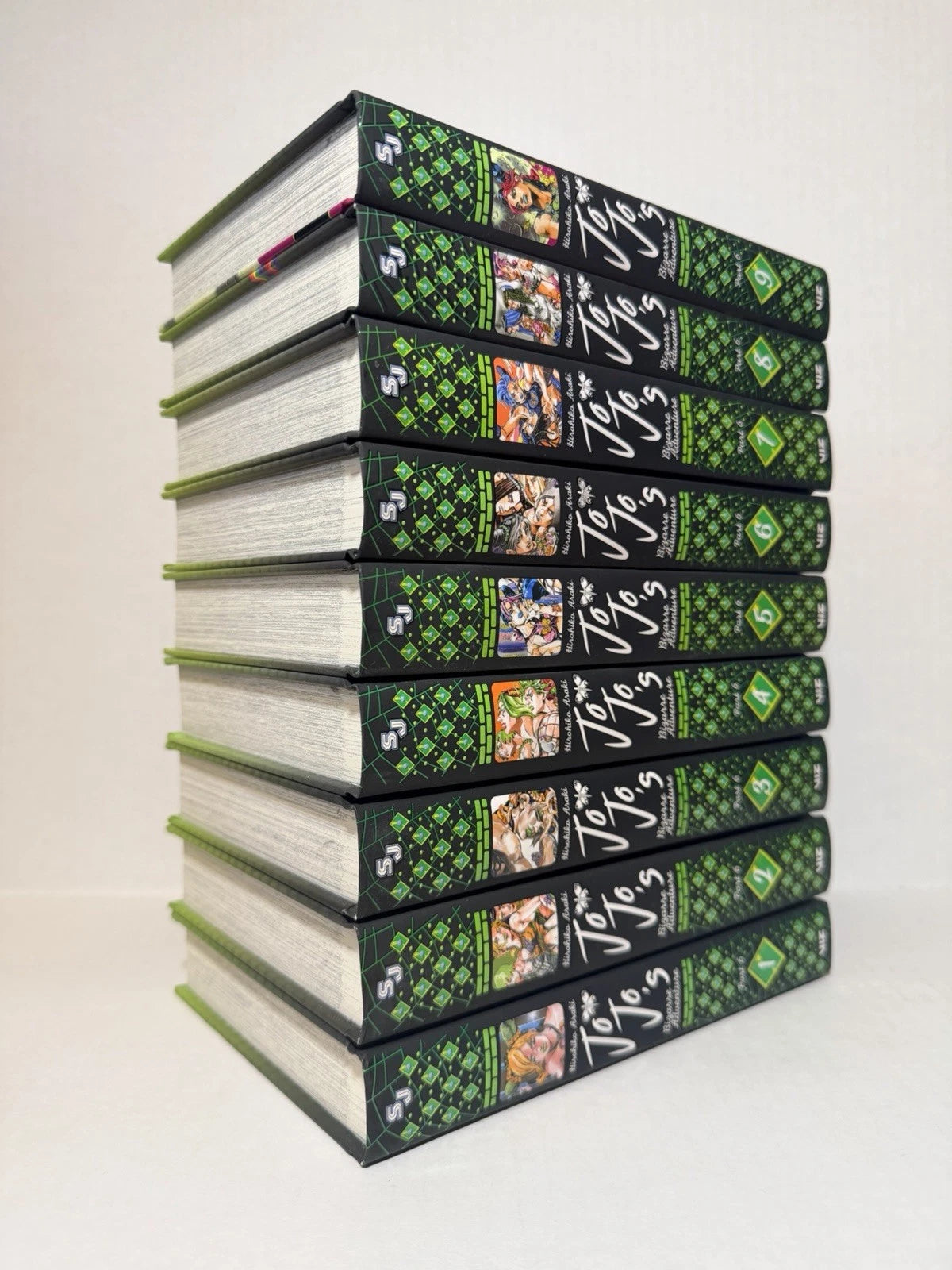 Jojo’s Bizarre Adventure Part 6 Manga Volumes 1-9 New English Viz Media HC