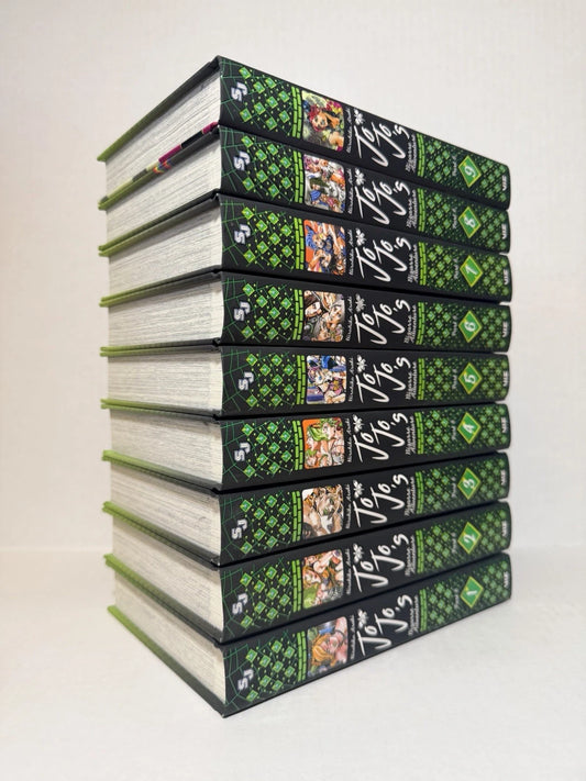 Jojo’s Bizarre Adventure Part 6 Manga Volumes 1-9 New English Viz Media HC