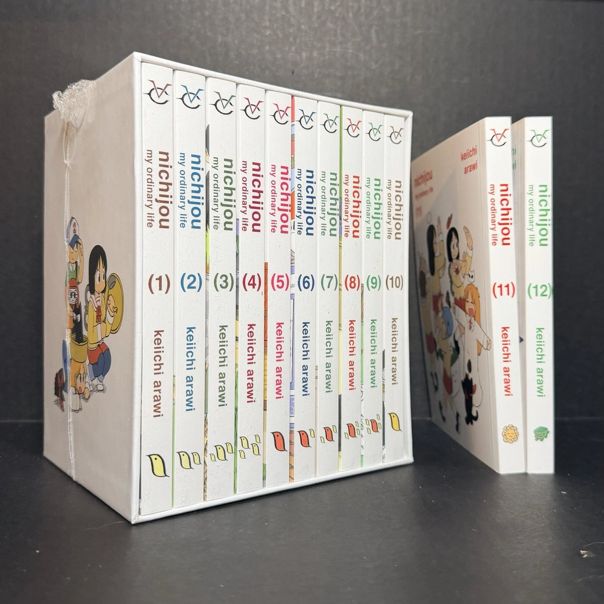Nichijou 15th Anniversary Manga Box Set Volumes 1-10 + Volumes 11-12 English US