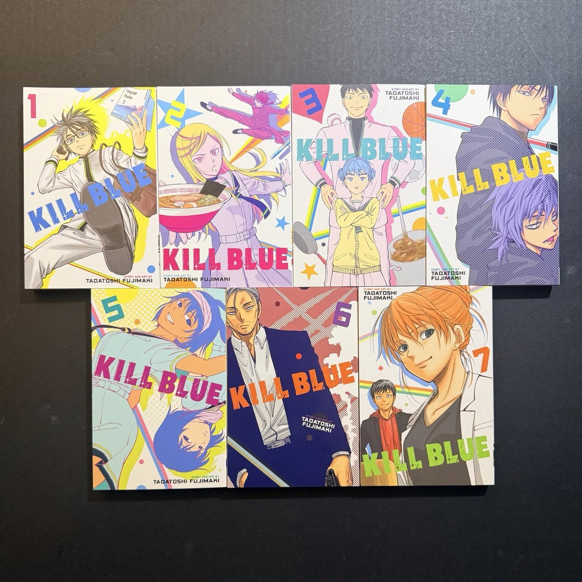 Kill Blue Manga Volumes 1-7 Brand New Authentic Viz Media