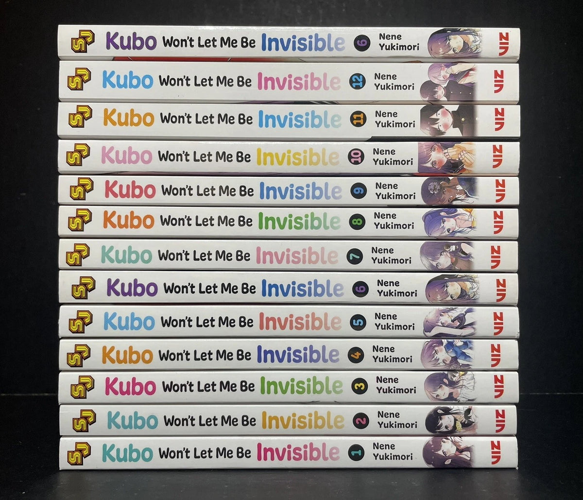 Kubo Won’t Let Me Be Invisible Manga Volumes 1-12 Brand New English Viz Media