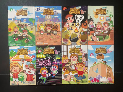 Animal Crossing New Horizons Manga Volumes 1-8 English Brand New US Authentic