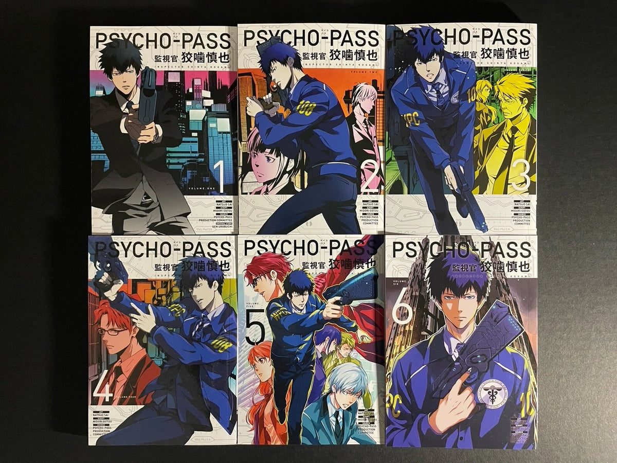 Psycho Pass Inspector Manga Volumes 1-6 Brand New Authentic Dark Horse