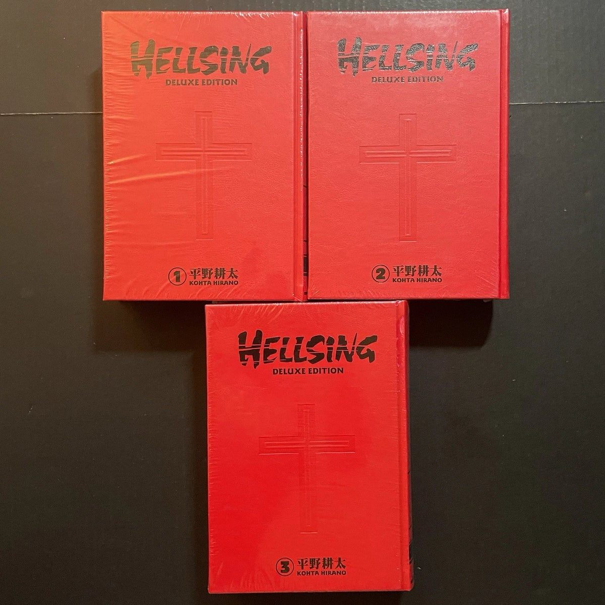Hellsing Deluxe Edition Manga Hardcover Volumes 1-3 New Sealed English Authentic