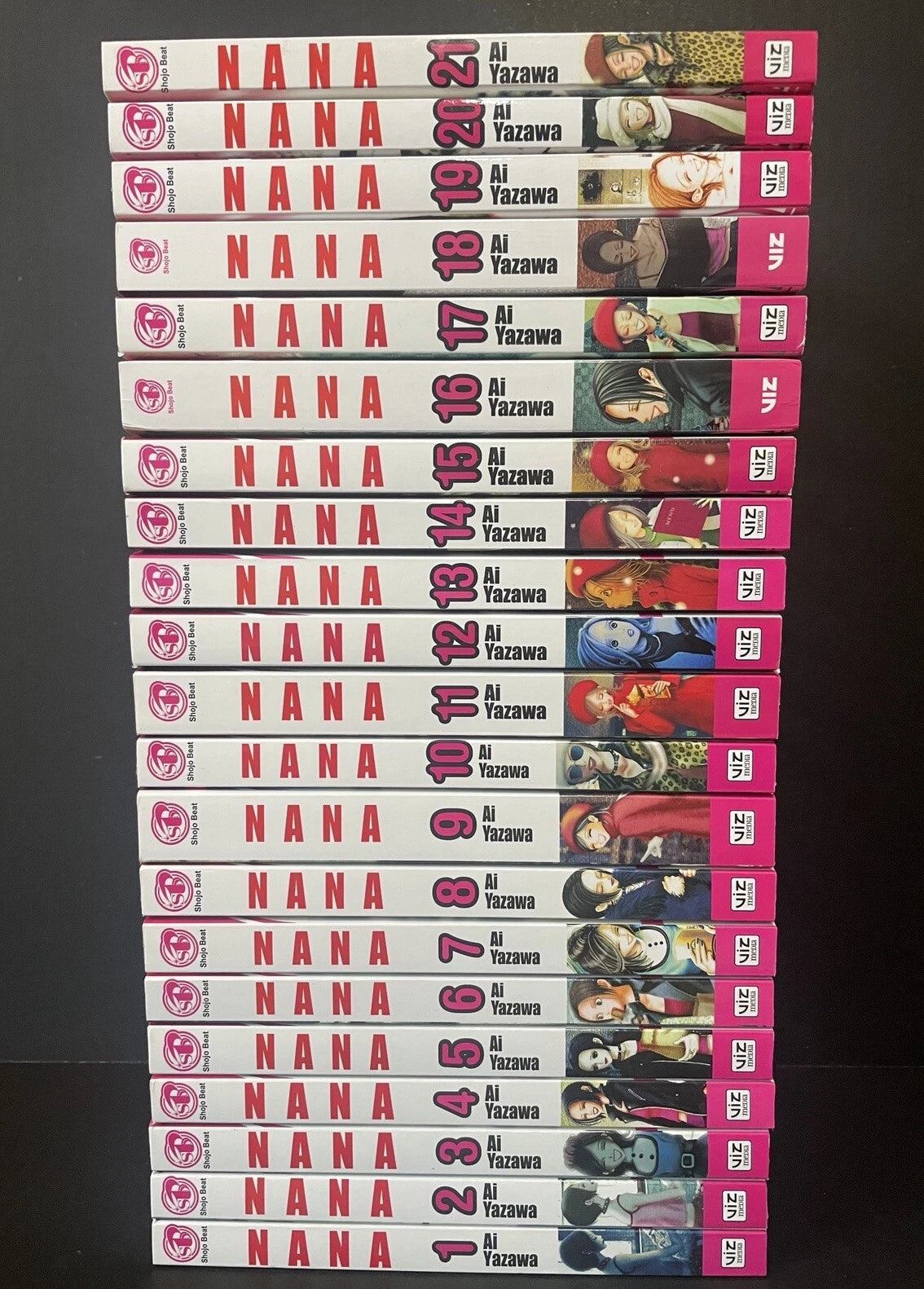 Nana Manga Volumes 1-21 English Complete Set Brand New US Authentic Viz Media