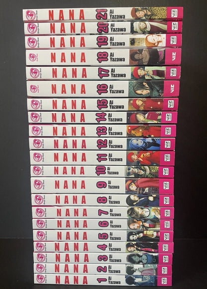 Nana Manga Volumes 1-21 English Complete Set Brand New US Authentic Viz Media