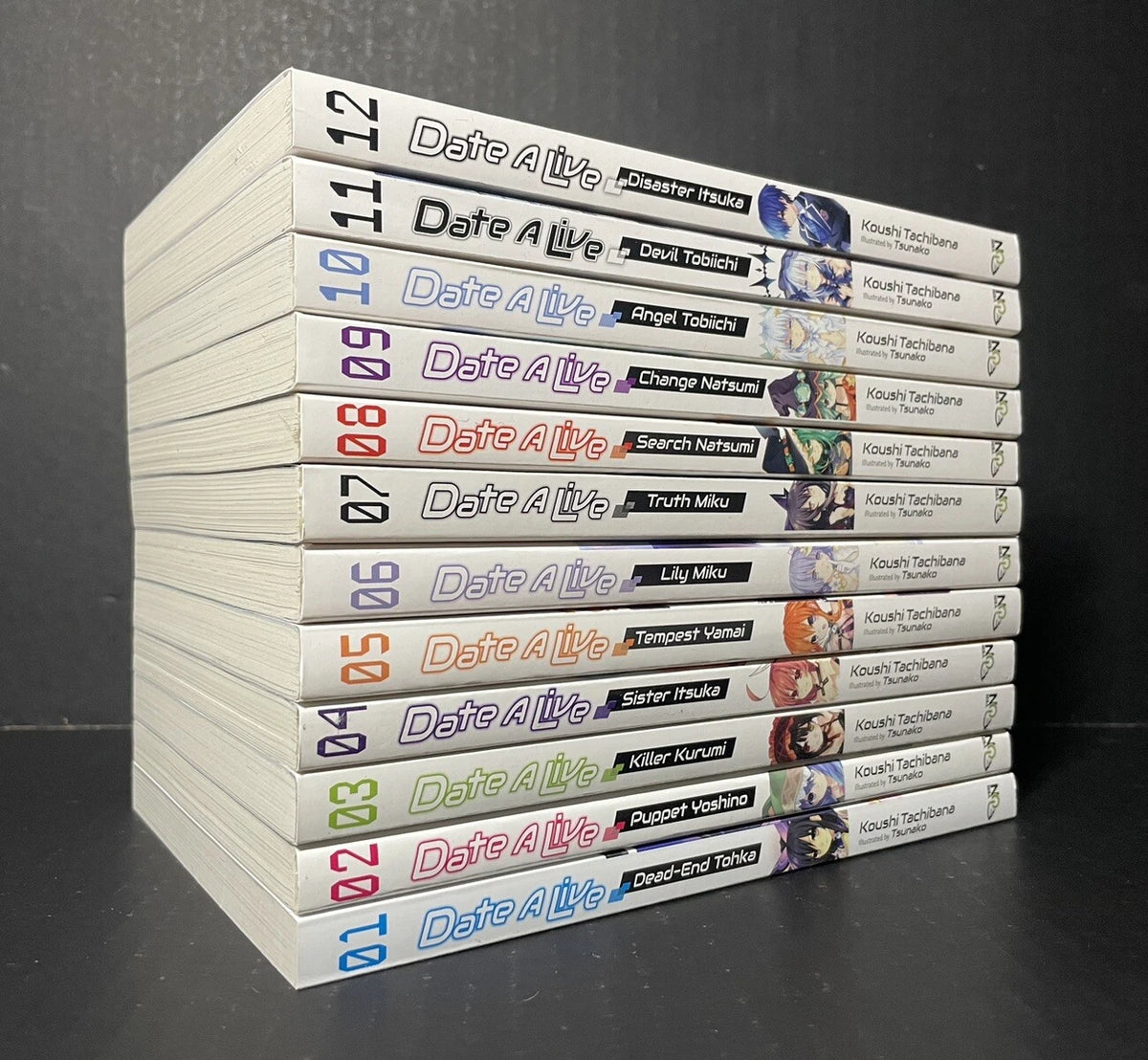 Date A Live Light Novel Volumes 1-12 Brand New Complete Set English Yen Press