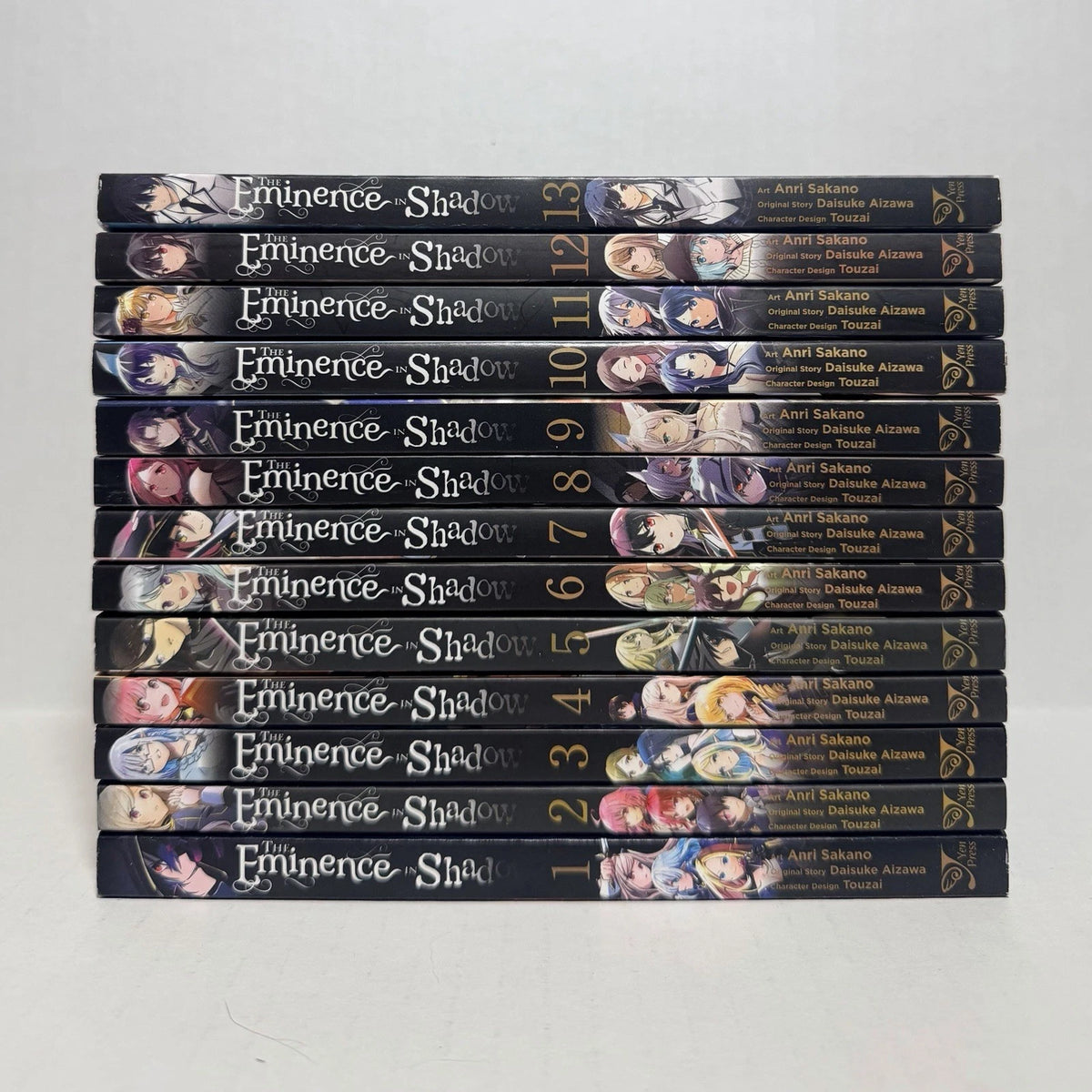 The Eminence in Shadow Manga Volumes 1-13 English New US Authentic Yen Press