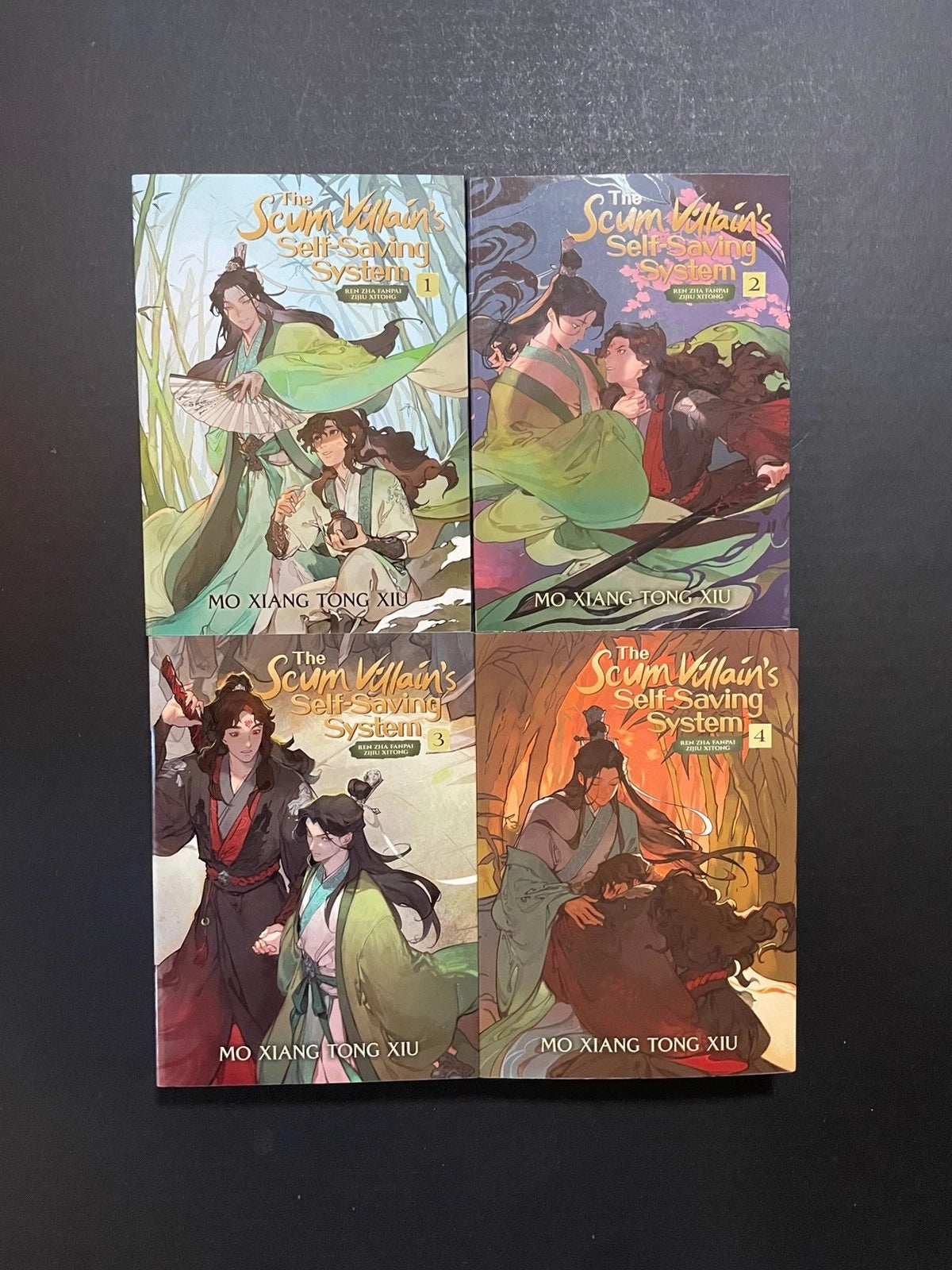 The Scum Villain’s Self-Saving System Light Novel Volumes 1-4 Brand New English