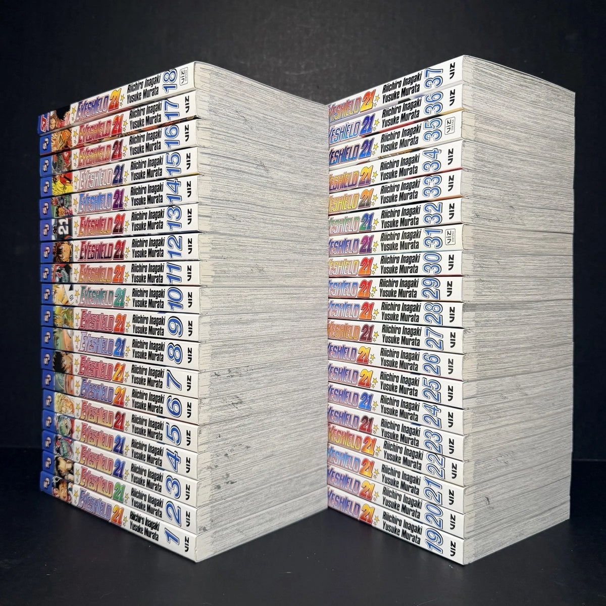 Eyeshield 21 Manga Volumes 1-37 Brand New English Authentic Viz Media Complete