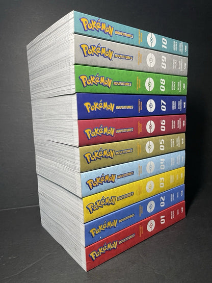 Pokémon Adventures Collector’s Edition Manga Volumes 1-10 Brand New Authentic