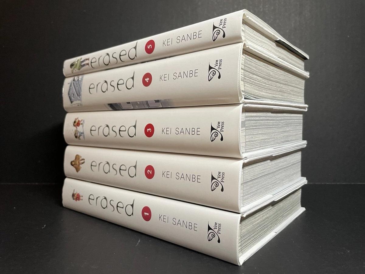 Erased Manga Hardcover Volumes 1-5 Brand New English US Authentic Yen Press
