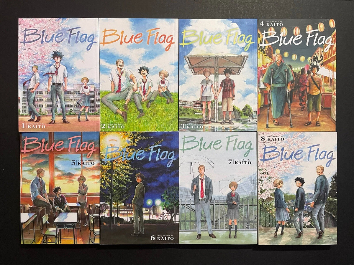 Blue Flag Manga Volumes 1-8 New English US Authentic Viz Media