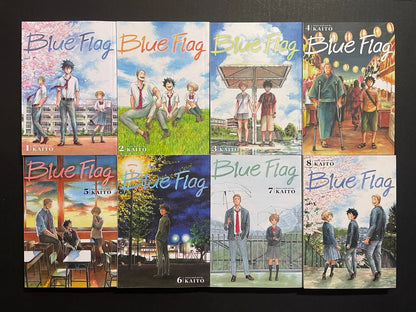 Blue Flag Manga Volumes 1-8 New English US Authentic Viz Media