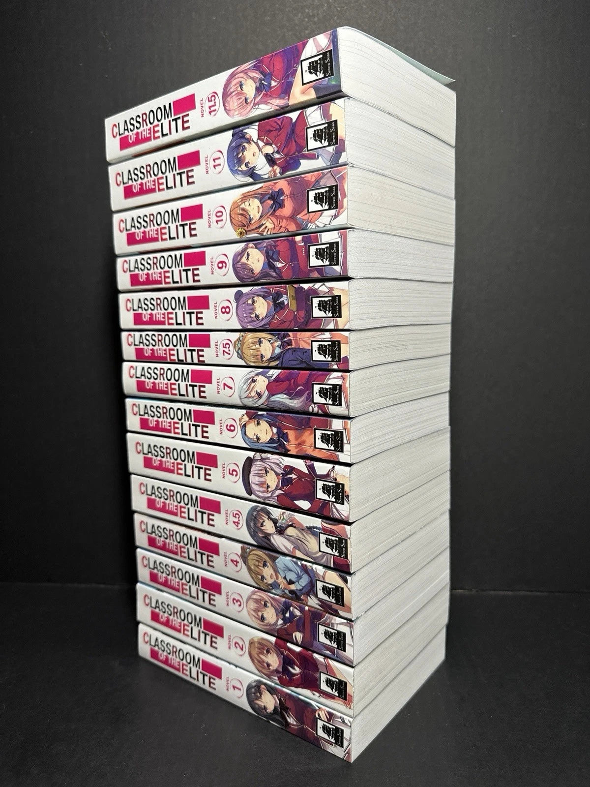 Classroom of the Elite Light Novel Complete Set Volumes 1-11.5 New English OOP