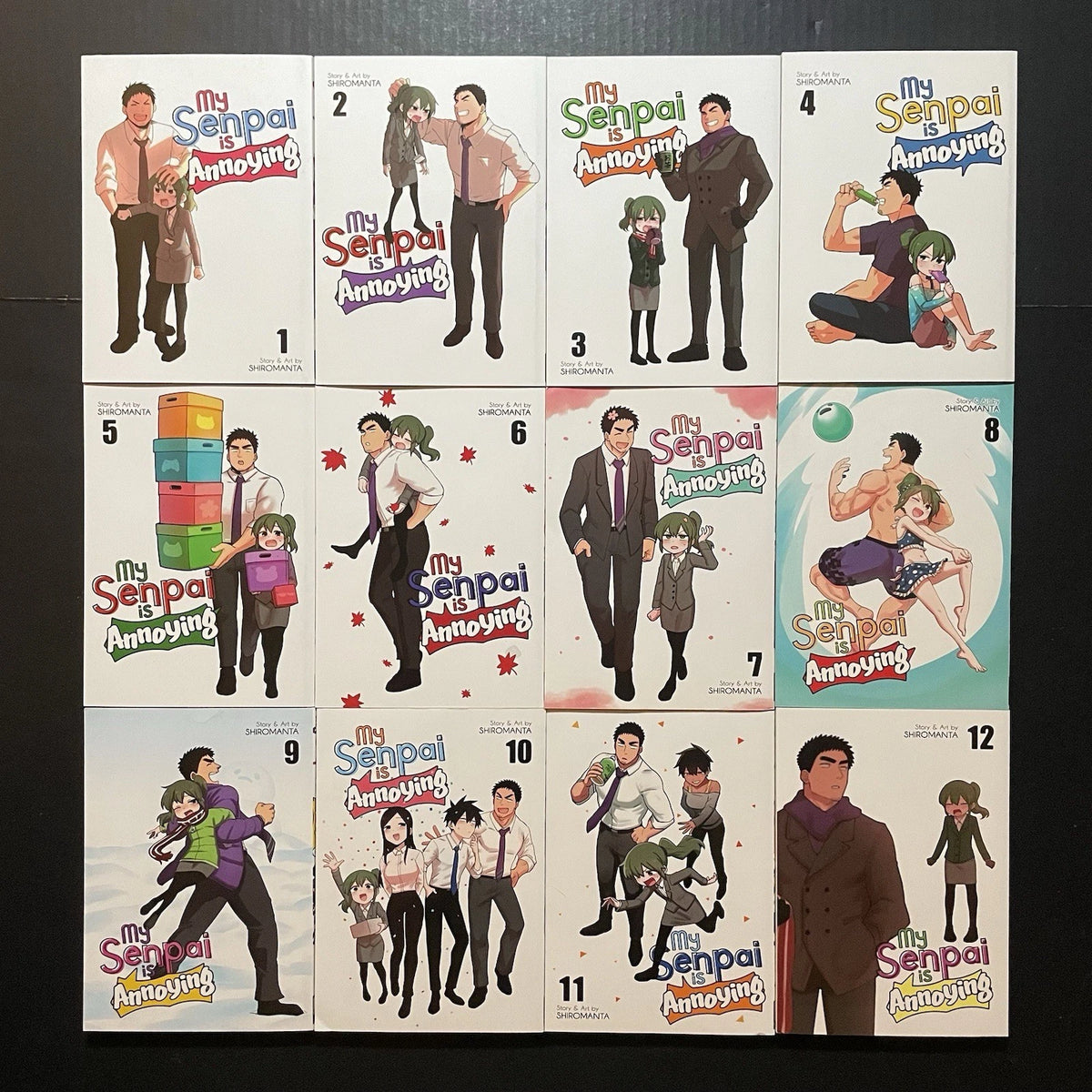 My Senpai is Annoying Manga Volumes 1-12 Brand New English Authentic Seven Seas