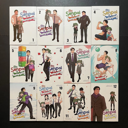 My Senpai is Annoying Manga Volumes 1-12 Brand New English Authentic Seven Seas