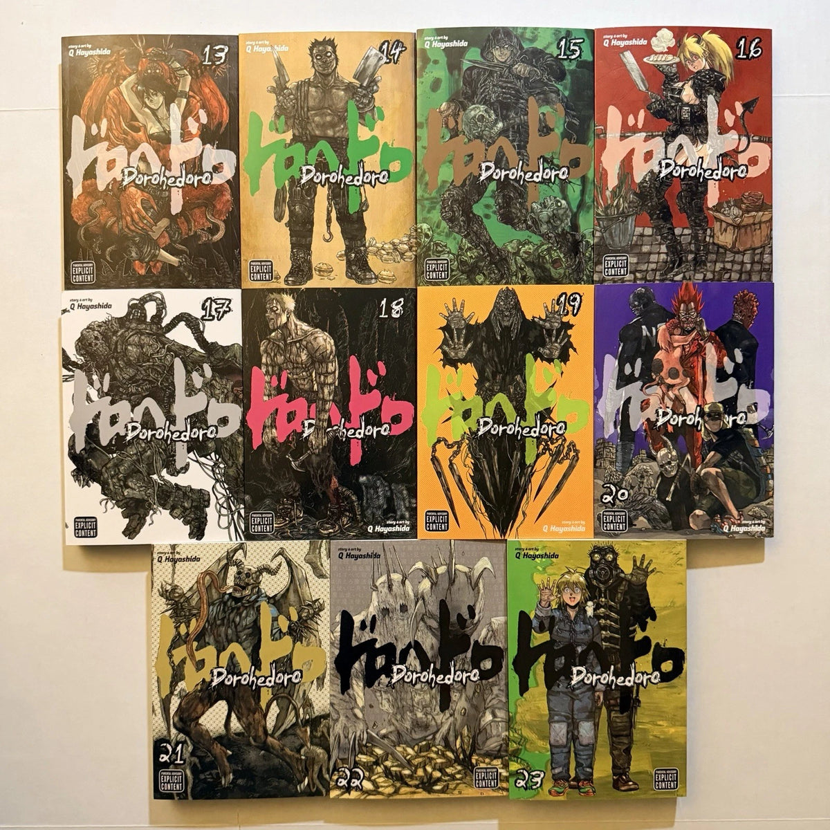 Dorohedoro Manga Volumes 1-23 Brand New English US Authentic Viz Media Complete
