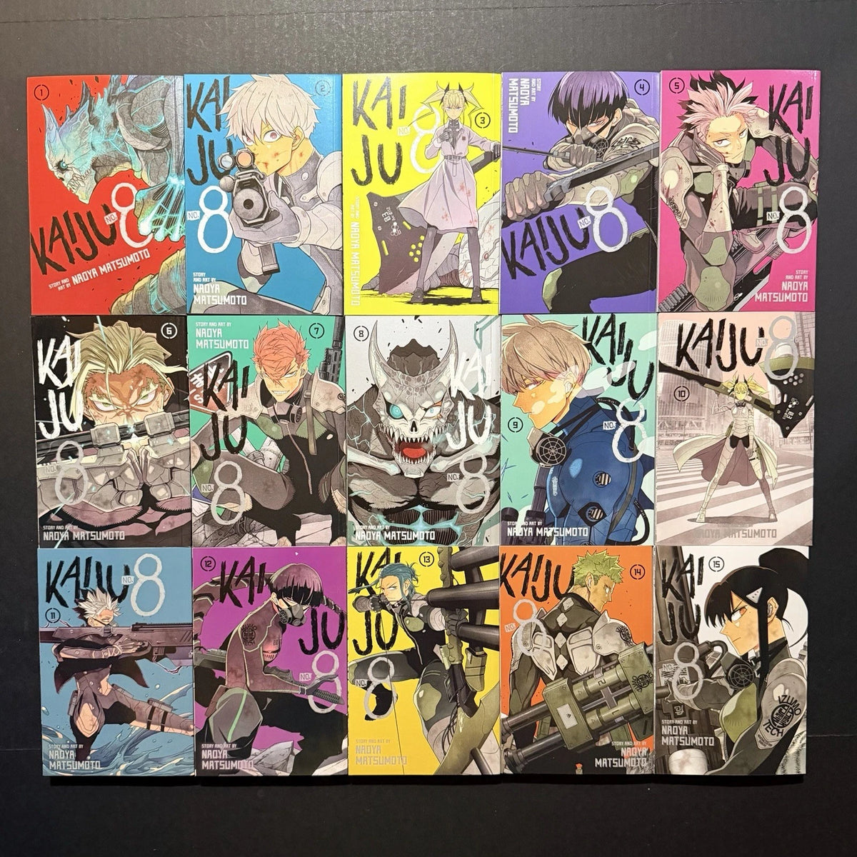 Kaiju No. 8 Manga Volumes 1-15 English US Authentic Viz Media New