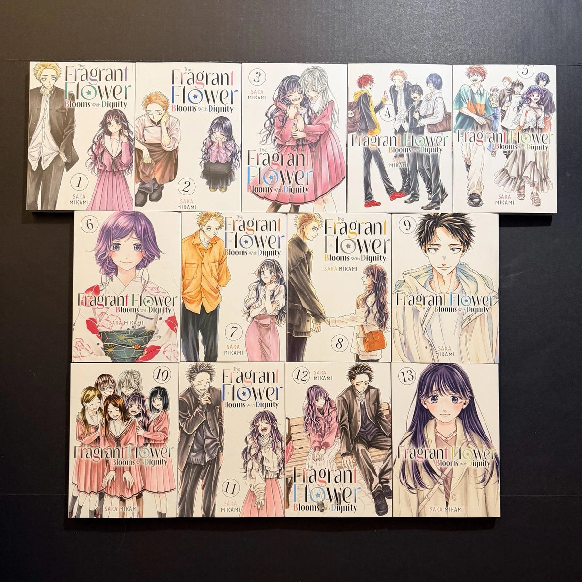 The Fragrant Flower Blooms With Dignity Manga Volumes 1-13 English New Kodansha