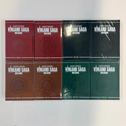 Vinland Saga Deluxe Manga Volumes 1-8 Hardcover New Sealed English US Authentic