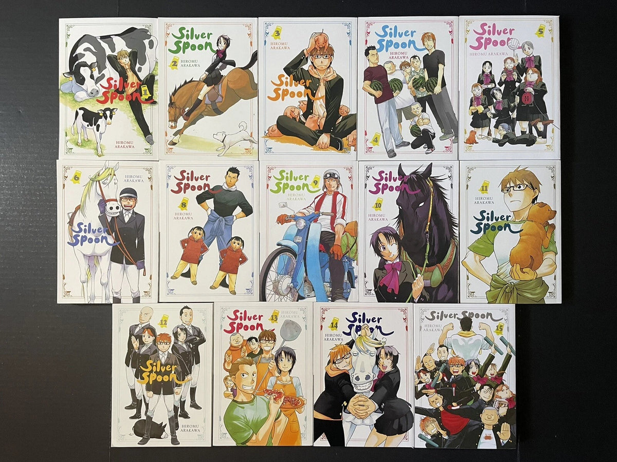 Silver Spoon Manga Volumes 1-6, 8-15 Brand New English Authentic Yen Press