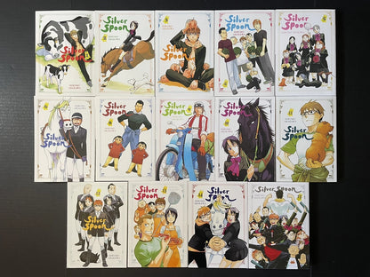 Silver Spoon Manga Volumes 1-6, 8-15 Brand New English Authentic Yen Press