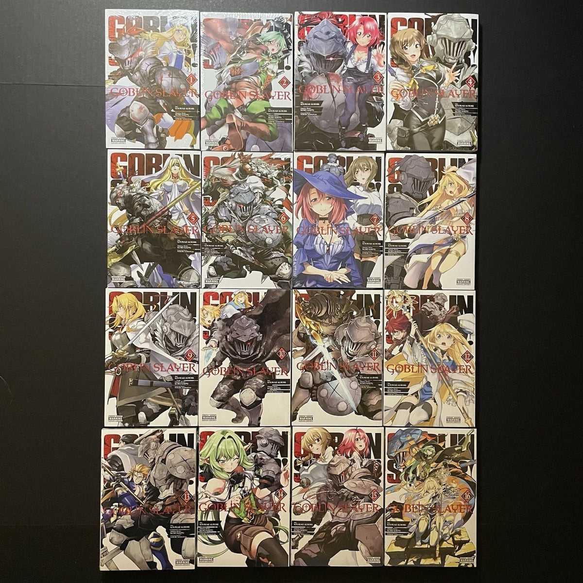 Goblin Slayer Manga Volumes 1-16 Brand New Sealed English US Authentic Yen Press