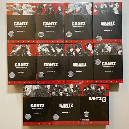 Gantz Manga Omnibus Volumes 1-9, 11 + Gantz G Omnibus Volume 1 English Brand New
