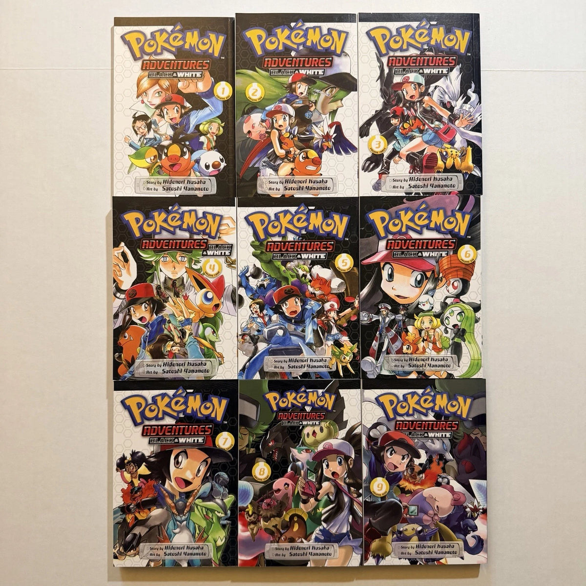 Pokémon Adventures: Black and White Manga Volumes 1-9 New English Viz Media