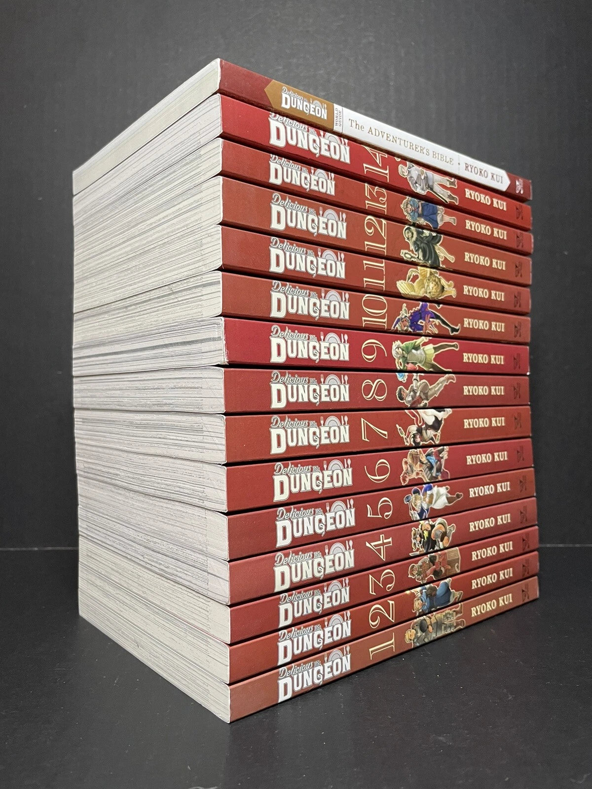 Delicious in Dungeon Manga Volumes 1-14 + Adventurer’s Bible New US Authentic