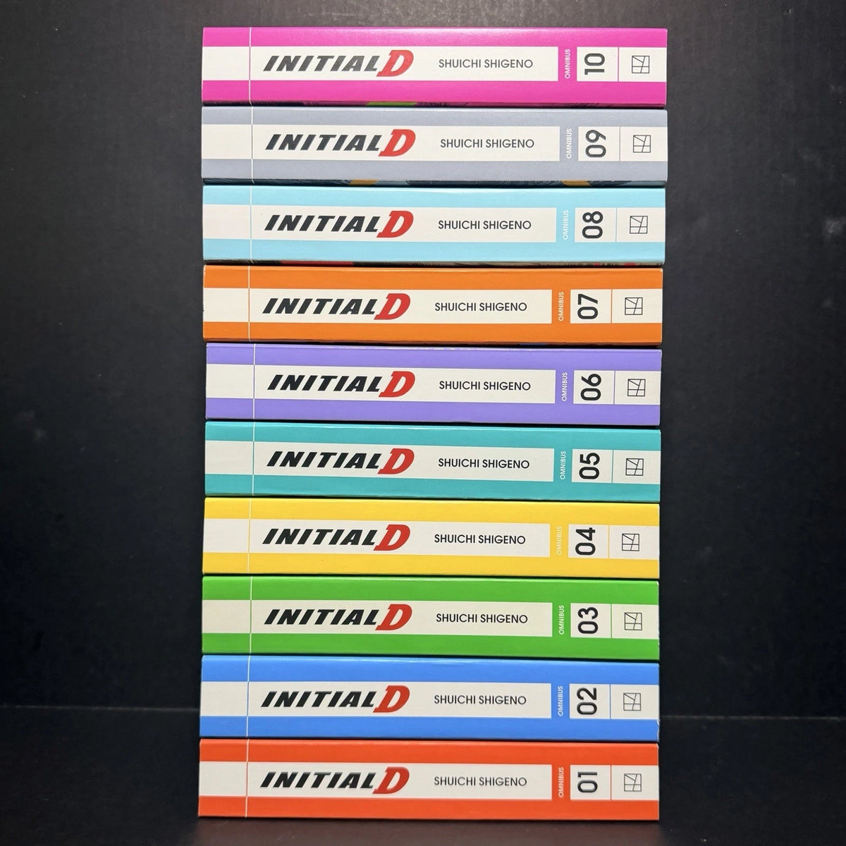 Initial D Manga Omnibus 1-10 (Includes Volumes 1-20) Brand New English Authentic