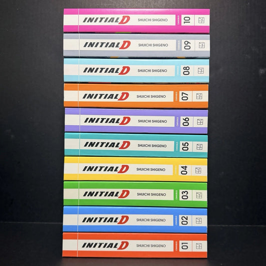 Initial D Manga Omnibus 1-10 (Includes Volumes 1-20) Brand New English Authentic