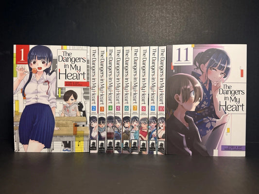 The Dangers in My Heart Manga Volumes 1-11 English Brand New US Authentic