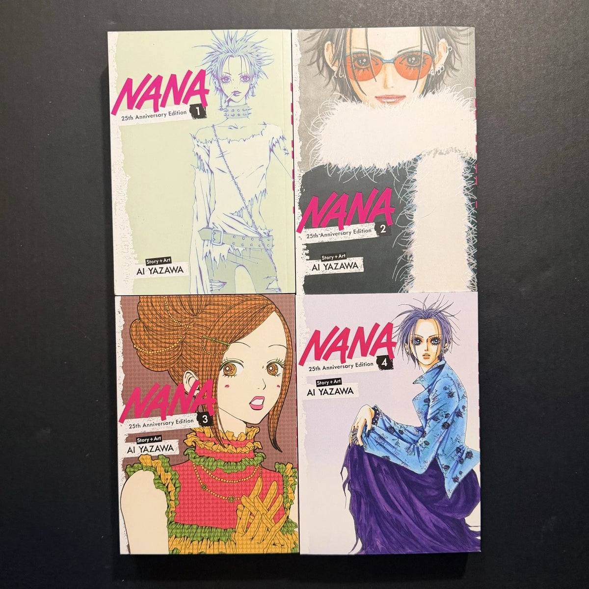 Nana Manga 25th Anniversary Collection Volumes 1-4 English New Authentic Viz