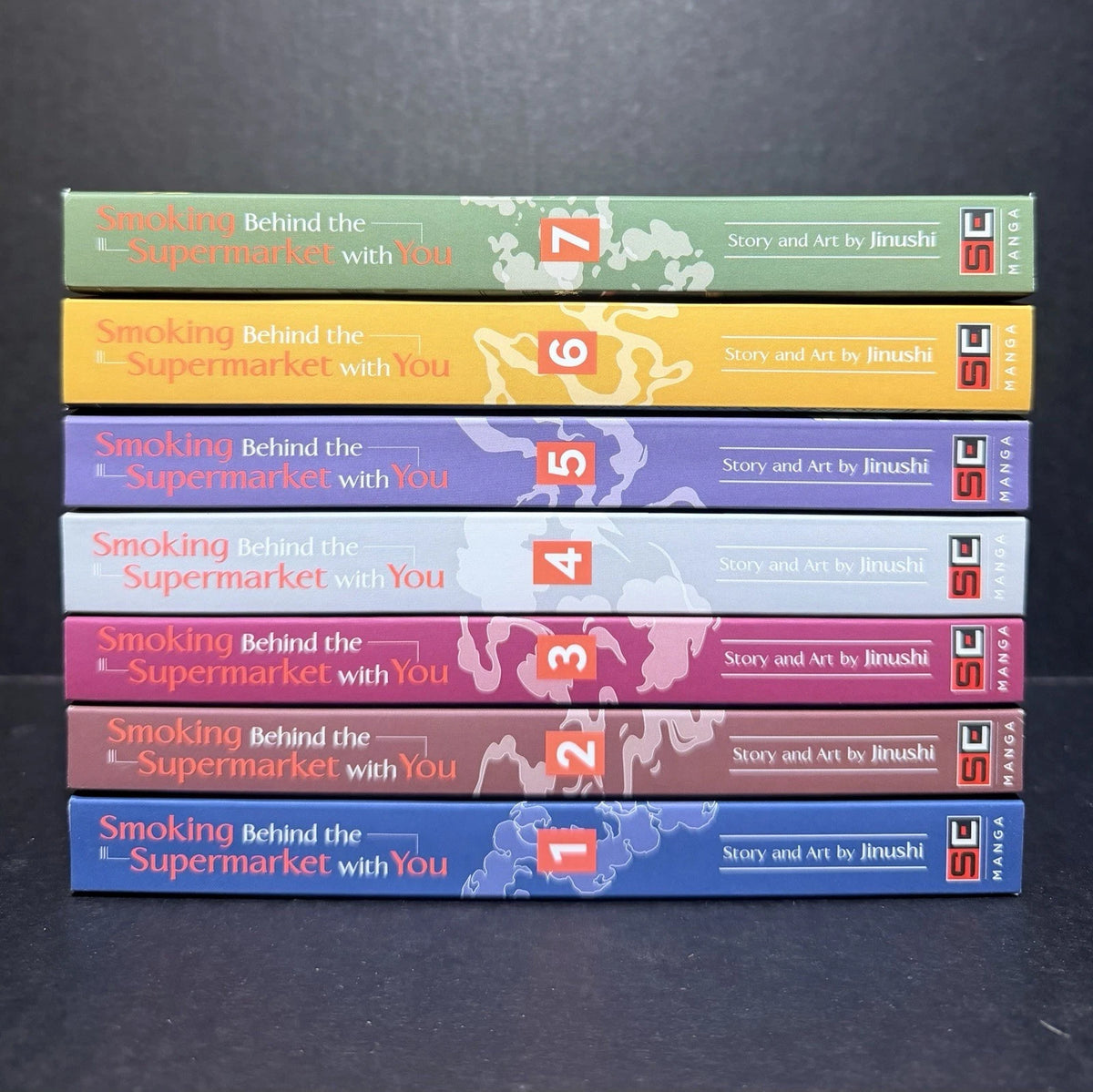 Smoking Behind the Supermarket with You Manga Volumes 1-7 English Authentic