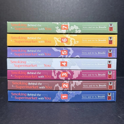 Smoking Behind the Supermarket with You Manga Volumes 1-7 English Authentic