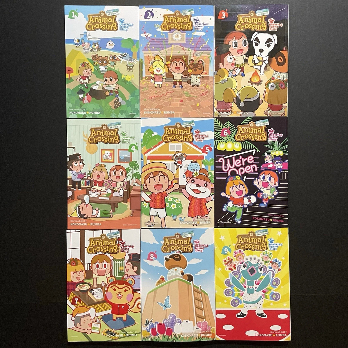 Animal Crossing New Horizons Manga Volumes 1-9 English Brand New US Authentic