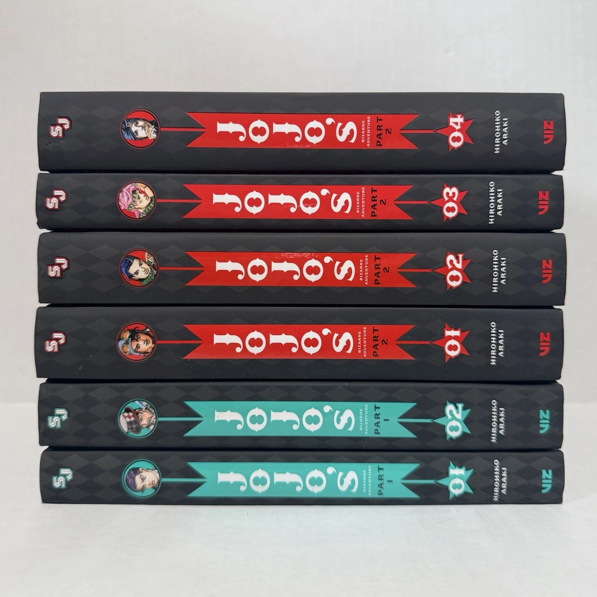 Jojo’s Bizarre Adventure Manga Part 1 Vols 1-2 and Part 2 Vols 1-4 English New